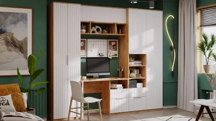 Стол письменный Хилтон, Дуб Крафт  