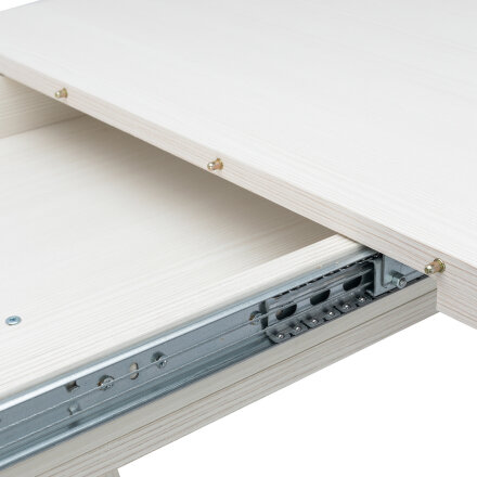 Стол раздвижной Луссо, Бодега белый/серый 