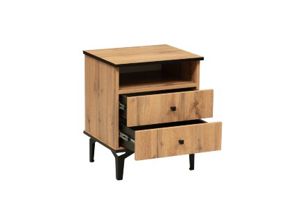 Тумба прикроватная Либерти 51.17 (опора металл) 