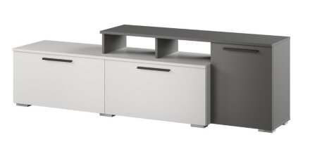 Тумба ТВ малая Альберо, графит 